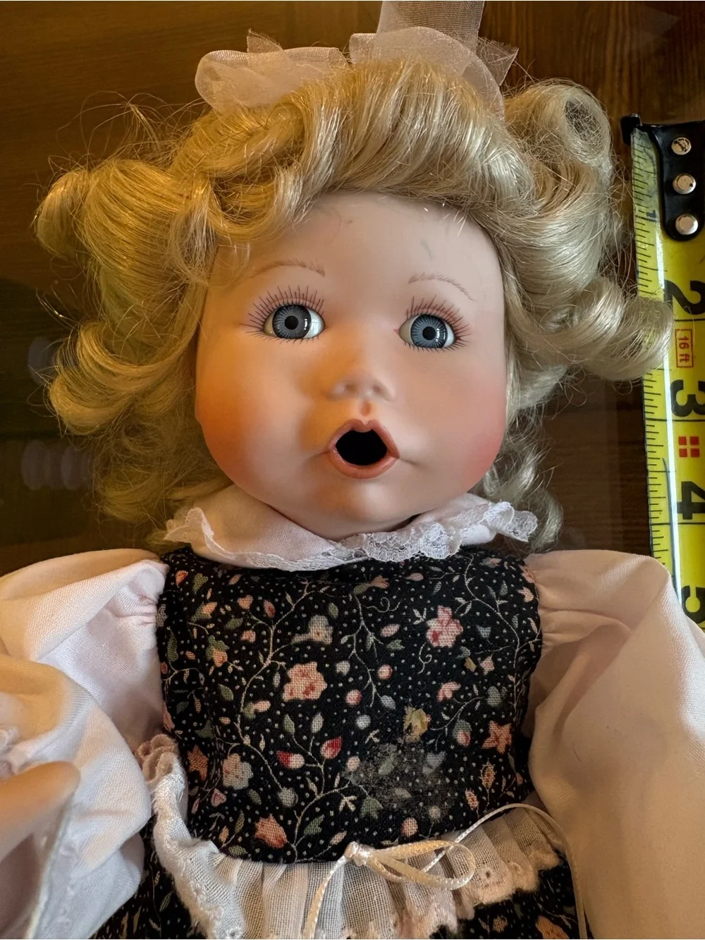 1991 Jan Goodyear Boo Bear and Me 15” Porcelain Doll #83176 Signed